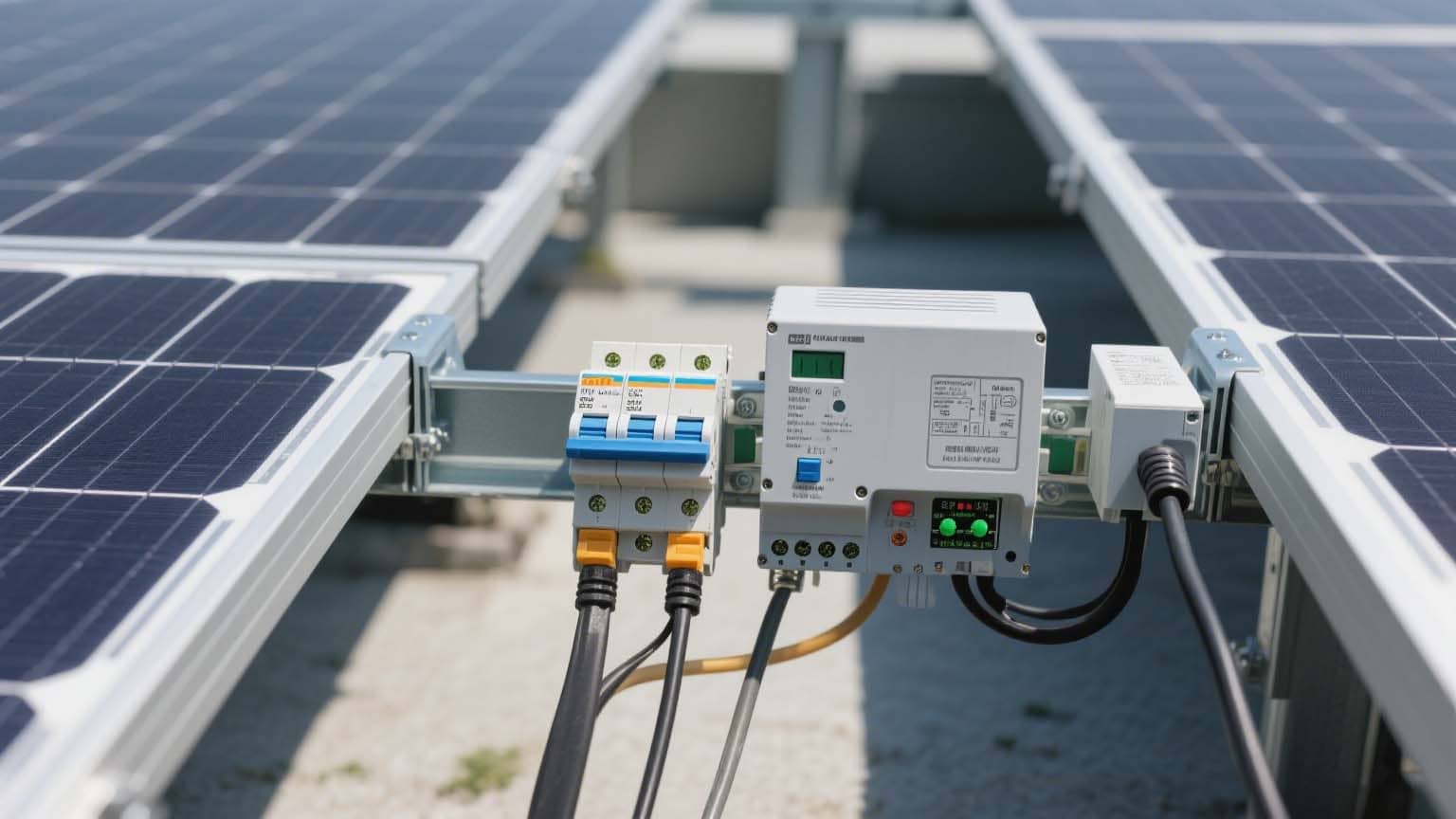 DC MCCBs solar panel